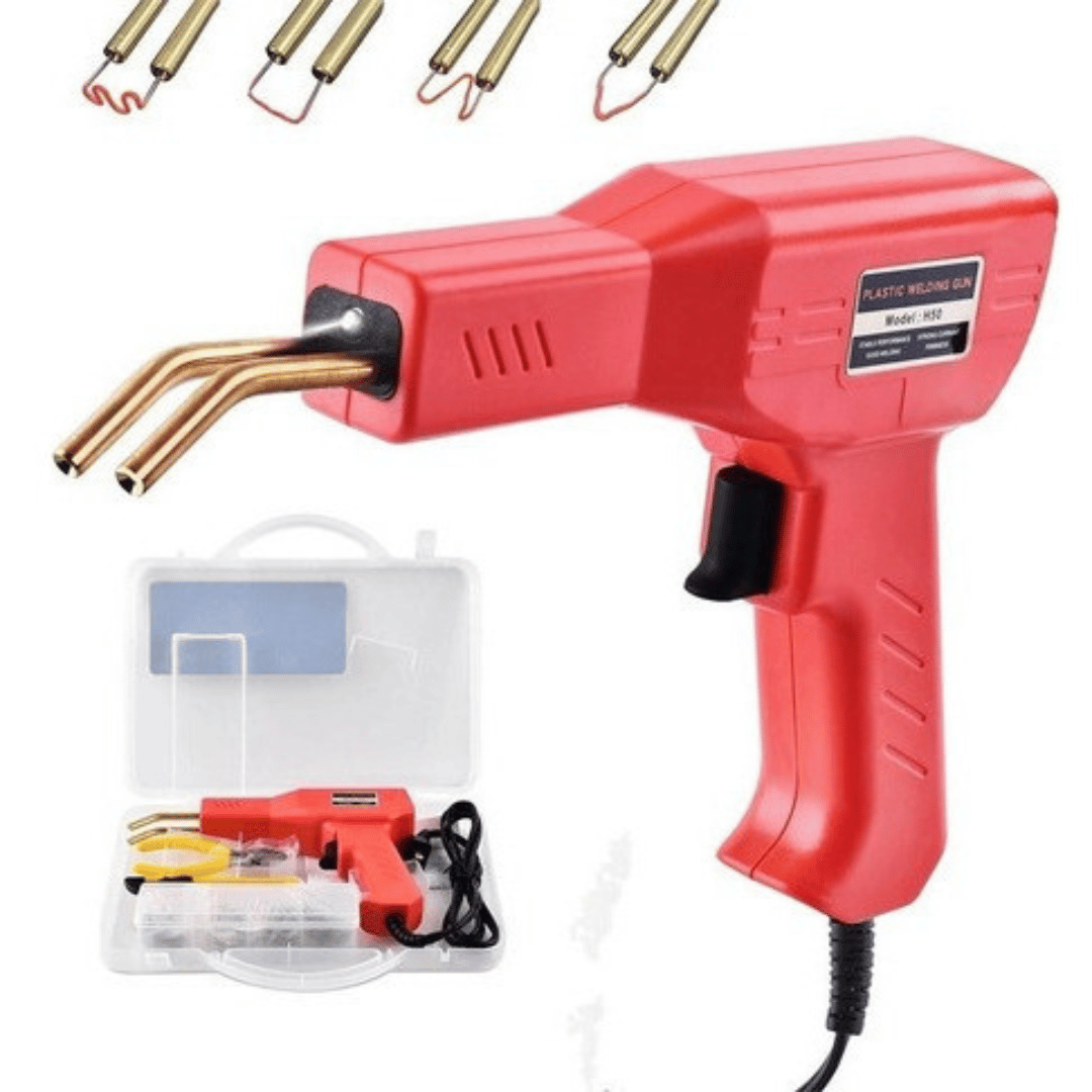 Pistola de soldar grapadora para reparar parachoques y plásticos