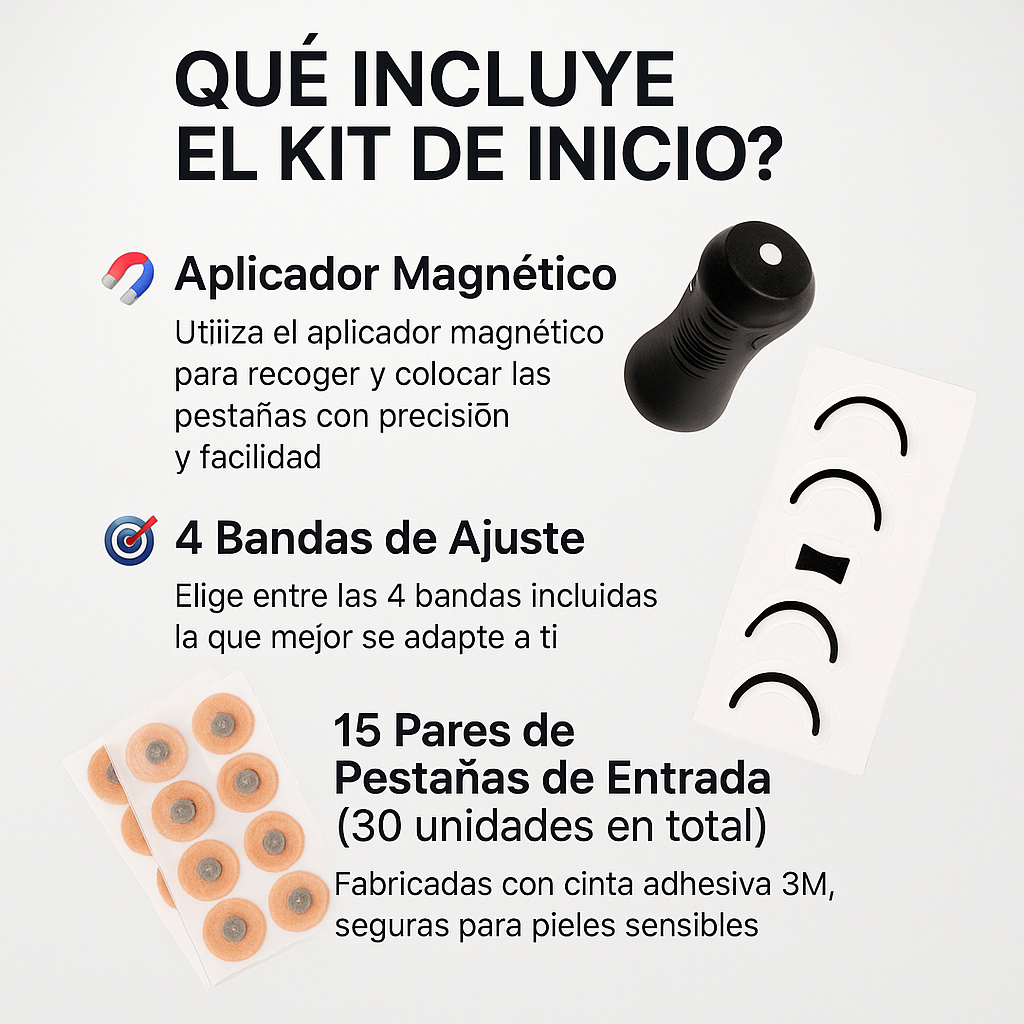 Dilatador nasal magnético, vista de detalle del producto