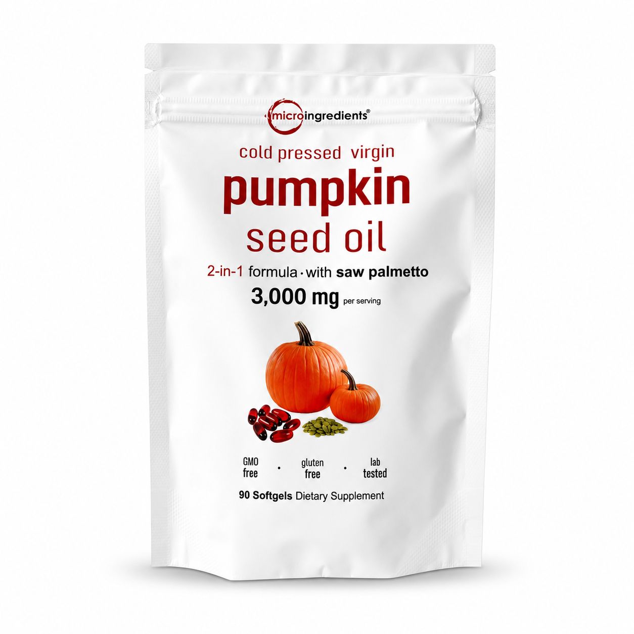 Cápsulas Pumpkin Calabaza 90 unidades para fortalecer el cabello