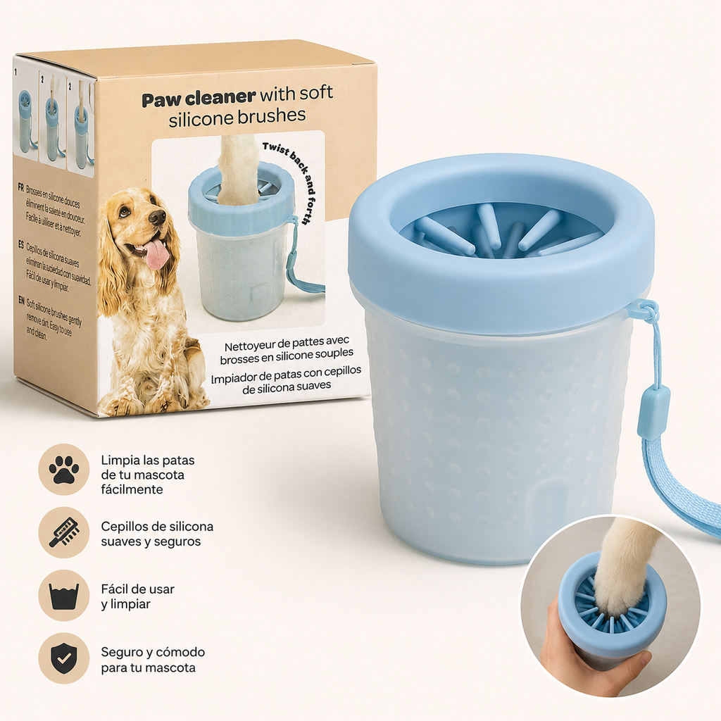 LIMPIADOR DE PATAS PARA PERROS