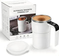 Taza de café con indicador automático de temperatura y agitador