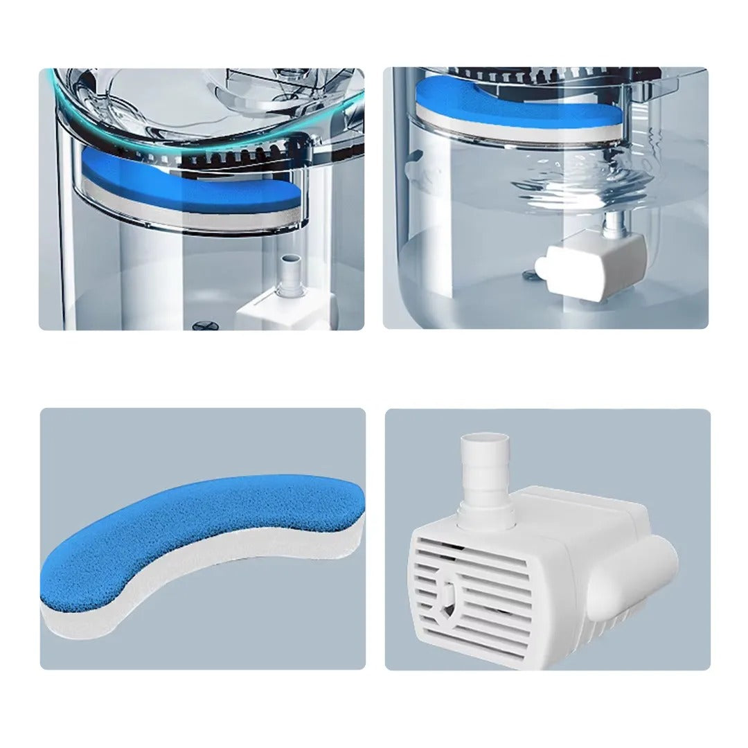 Dispensador de agua para mascotas, vista de detalle
